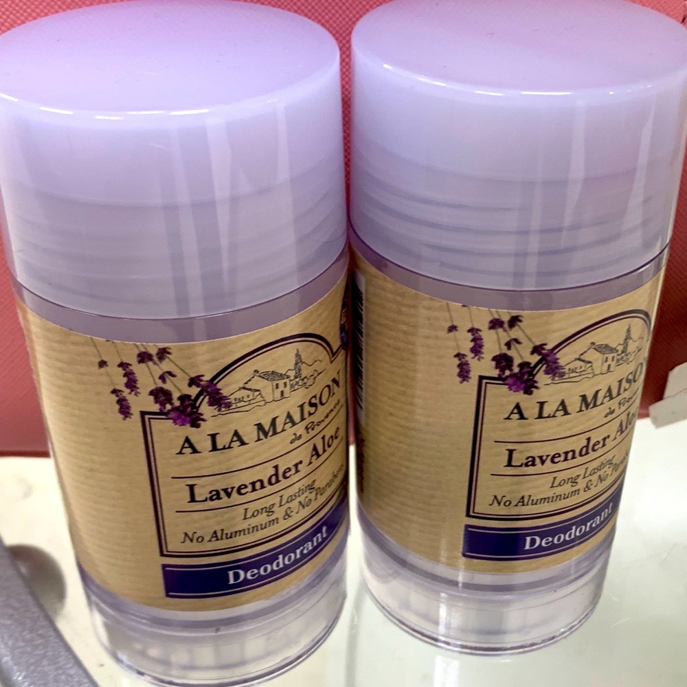 COPY - A la Maison Lavendar & honeysuckle deodorant of France/2 full sized